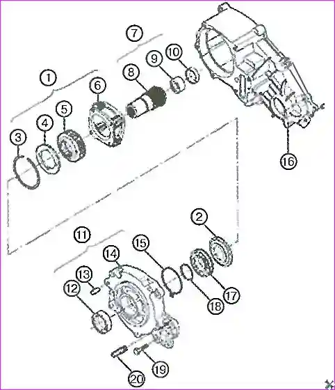 Разборка раздаточной коробки автомобиля Hover-H3/H5