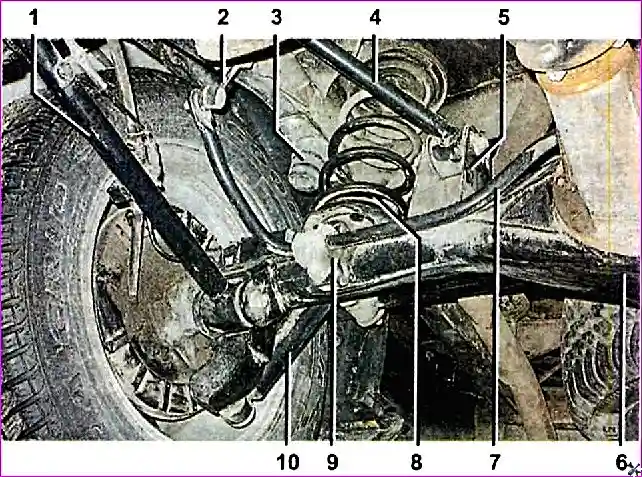 Детали подвески Конструкция и проверка задней подвески автомобиля Hover Н3/Н5