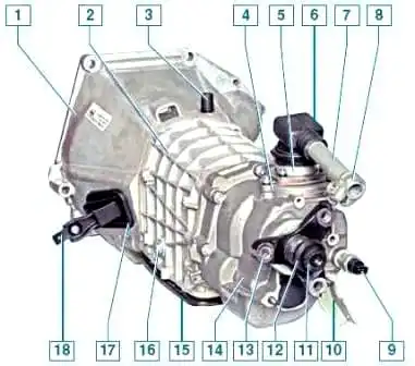 Características de diseño de la caja de cambios VAZ-2123