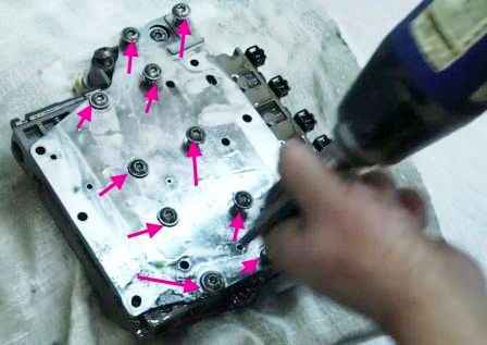 Principle of operation and repair of valve body of automatic transmission DPO (AL4)