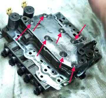 Principle of operation and repair of valve body of automatic transmission DPO (AL4)