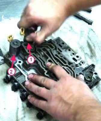 Principle of operation and repair of valve body of automatic transmission DPO (AL4)