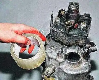 Reparatur eines Fünfganggetriebes