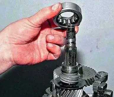 Reparatur eines Fünfganggetriebes