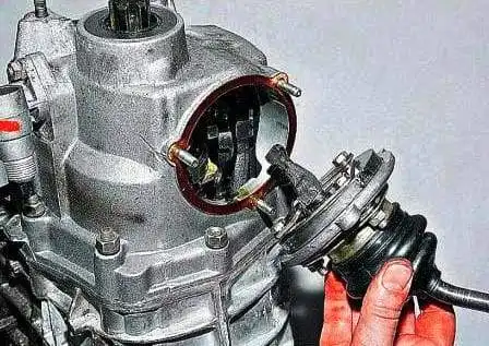 Reparatur des Fünfganggetriebes