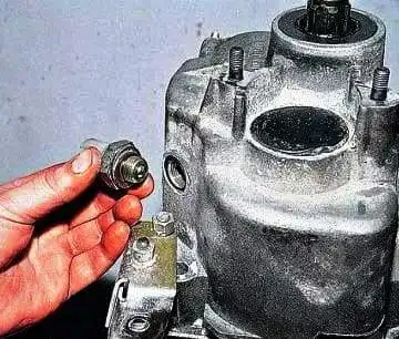 Reparatur des Fünfganggetriebes