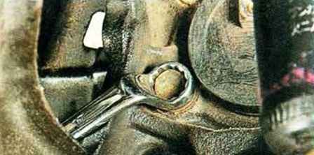 Removing and installing rear wheel hub Mazda 6
