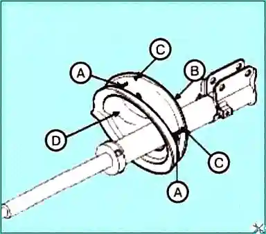 Removing and repairing the shock strut
