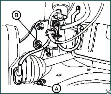 Removing and repairing the shock strut