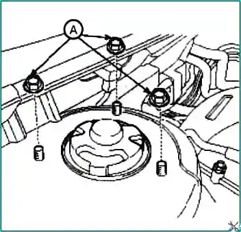 Removing and repairing the shock strut