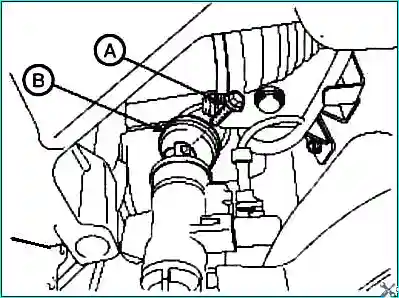 Replacing the anti-roll bar of the Kia Magentis