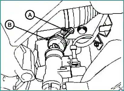 Replacing the anti-roll bar of the Kia Magentis