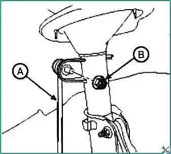 Replacing the anti-roll bar of the Kia Magentis