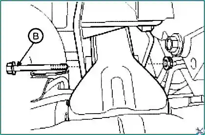 Replacing the anti-roll bar of the Kia Magentis