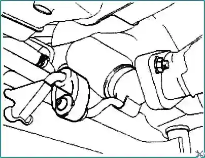 Replacing the Kia Magentis front suspension stabilizer bar