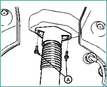 Replacing the rear shock absorber of the car