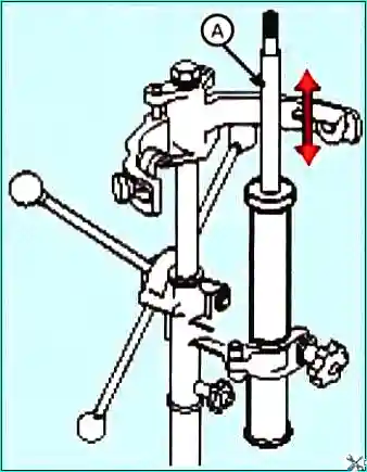Replacing the shock absorber of the rear suspension of the car