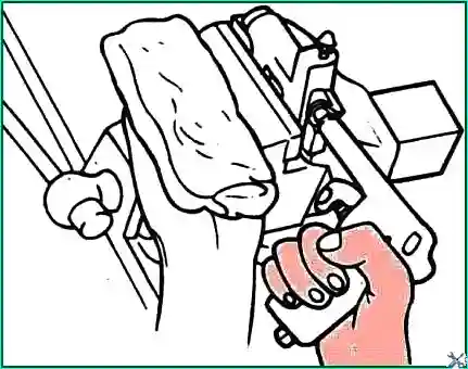 Removing the clutch elements