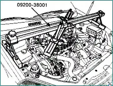 Replacing the M6GF2 gearbox on a Kia Magentis