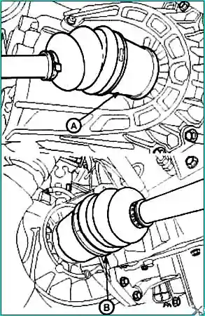 Replacing the M6GF2 gearbox of the Kia Magentis