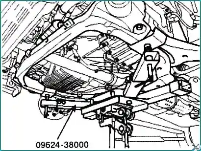 Replacing the M6GF2 gearbox Kia Magentis