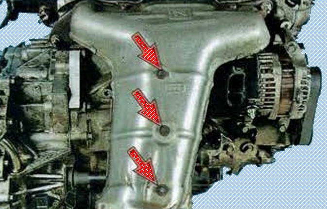 Заміна елементів системи випуску газів Mazda 6