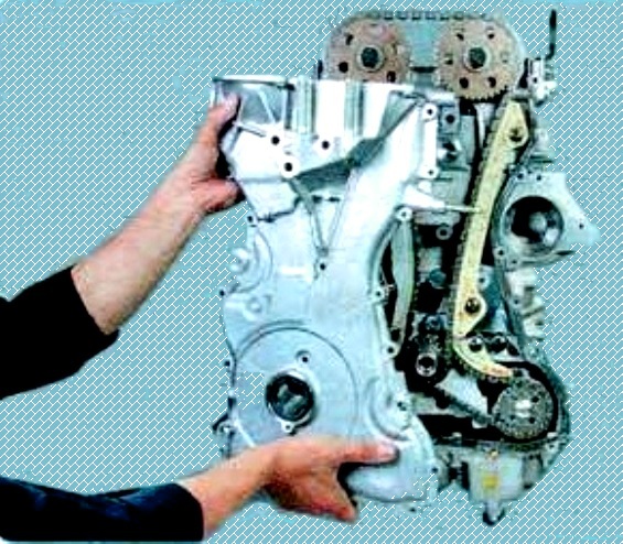 Зняття та встановлення масляного насоса Mazda 6