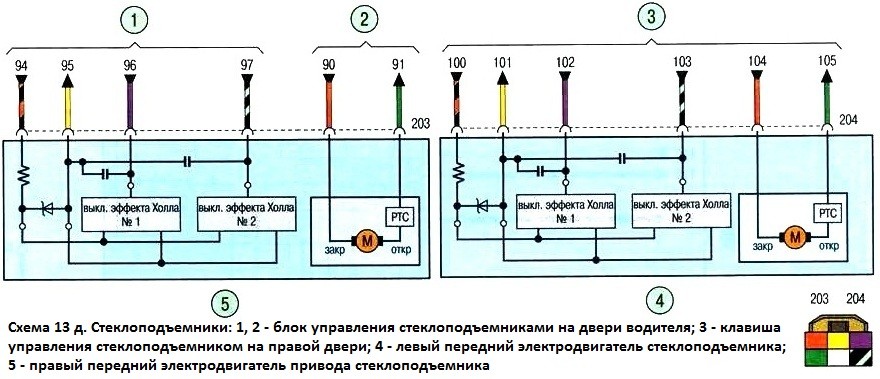 Схемы электрооборудования автомобиля Мазда 6