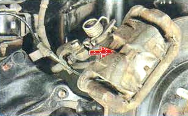 Checking the brakes Mazda 6