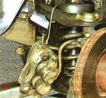 Replacing the front wheel hub bearing GAZelle Next