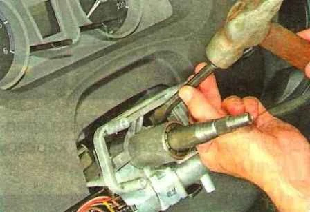 Как снять рулевую колонку Газель Некст