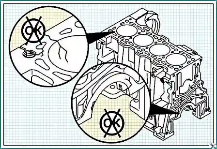 Checking the Cummins ISF2.8 GAZelle Next cylinder block