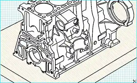 Checking the Cummins ISF2.8 GAZelle cylinder block Next