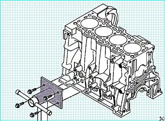 Checking the Cummins ISF2.8 GAZelle Next cylinder block