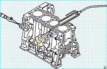 Checking the Cummins ISF2.8 GAZelle Next cylinder block