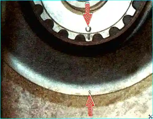 Renault Установка поршня первого цилиндра в ВМТ такта сжатия Renault Logan