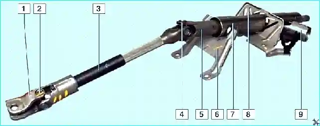Снятие и установка рулевой колонки Renault Logan Renault Снятие и установка рулевой колонки Renault Logan