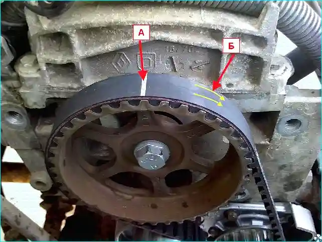 Renault Замена и регулировка ремня ГРМ Renault Logan