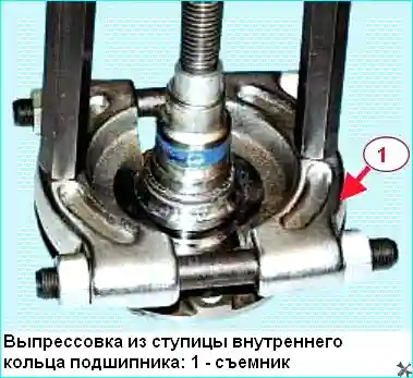 Renault Замена подшипника передней ступицы Renault Logan