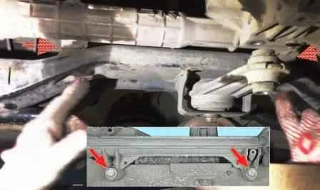 Replacing the Renault Sandero engine sump gasket