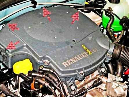 Renault Sandero қозғалтқышының ауа сүзгі элементін ауыстыру