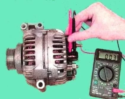 Removal and repair of Renault Sandero generator