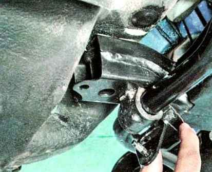 Replacing parts and assemblies of the Renault Sandero front suspension