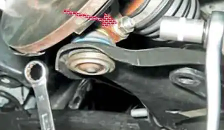 Removing front wheel drives Renault Sandero