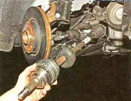 Removing front wheel drives Renault Sandero