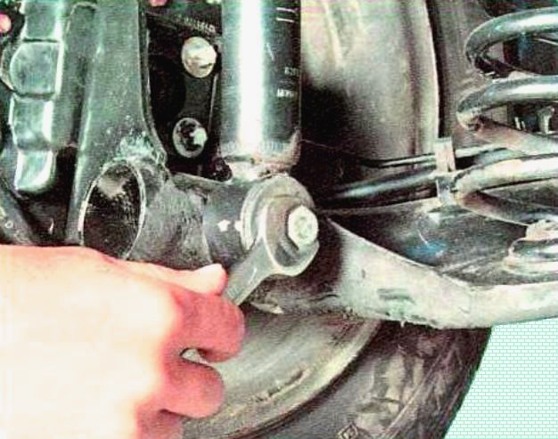 Replacement of Renault Sandero rear suspension elements