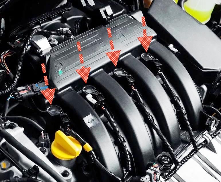 Renault Sandero тұтану жүйесінің элементтерін ауыстыру