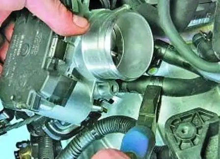 Дроссель жинағы мен газ педалі Hyundai Solaris