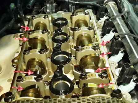 Checking and adjusting the valve clearances of the Hyundai Solaris engine