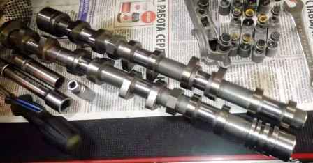 How to remove Hyundai Solaris engine camshafts